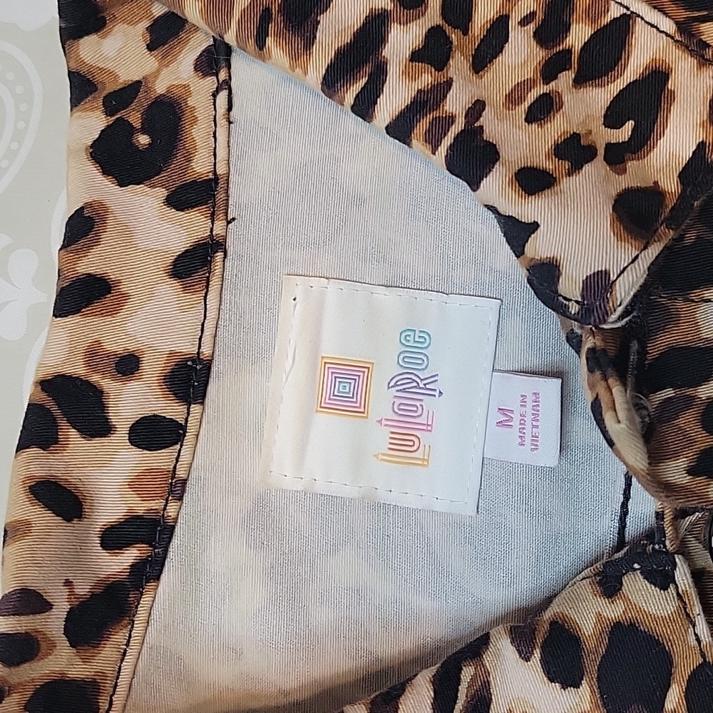 Leopard Print Button Down Jacket - image 2